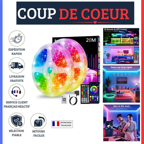 Ruban led rgb - led, connecté