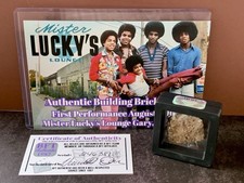 Michael Jackson and the Jackson Five First Performace Authentic Location Relic