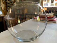 PERFECT BEAUTIFUL 7.5 INCH BUBBLE GLASS FISHBOWL OR PLANT TERRARIUM 1LB 11OZ
