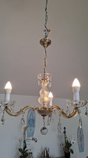lustre ancien à pampilles