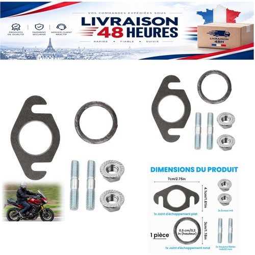 Joint échappement scooter - d'échappement,