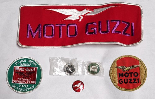Vintage moto guzzi lot patches - moto, lot-patches