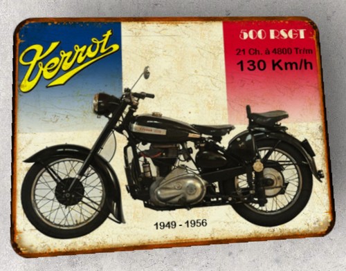 Plaque métal vintage - plaque,