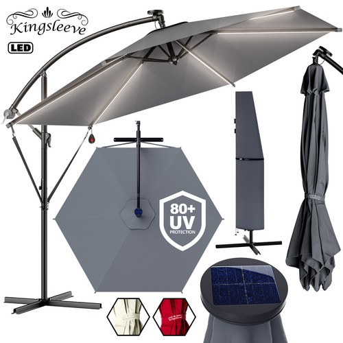 Parasol déporté inclinable