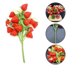 Centre de table ferme vif en plastique de haute qualit?? d??cor fruits fraise