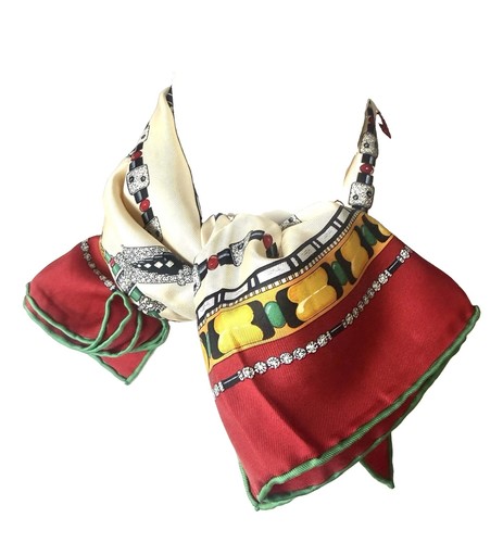 Foulard cartier soie - foulard, vintage