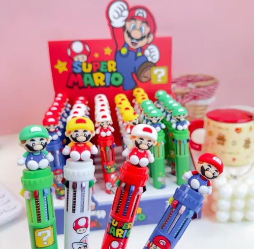 Stylo quatre couleurs mario - quatre, couleurs,