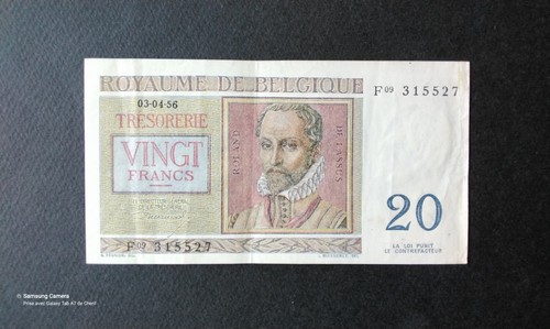 Billet 20fr belge roland - 20fr,