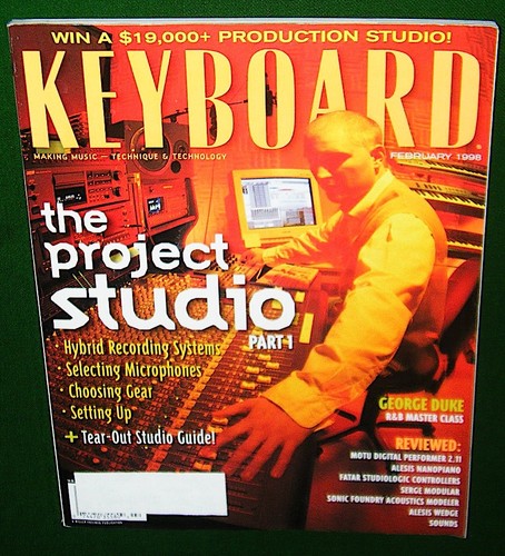 Keyboard magazine 1998 project - magazine,