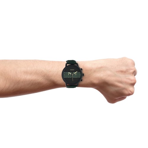 Oozoo cuir montre hommes - cuir,