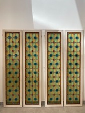 panneaux vintage faux vitrail