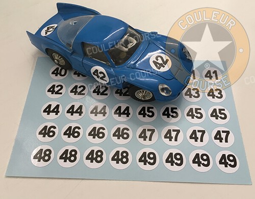 Petits stickers ronds - stickers, numeros