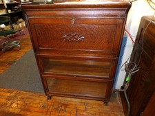 Antique Oak Barrister bookcase