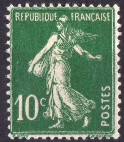 Timbre france 159 semeuse - timbre,