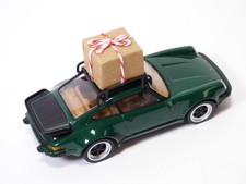 PORSCHE 911 - 930 TURBO vert & galerie & cadeau Noël 1/43