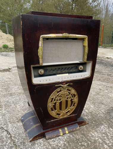 Ancien meuble radio tsf - radio,