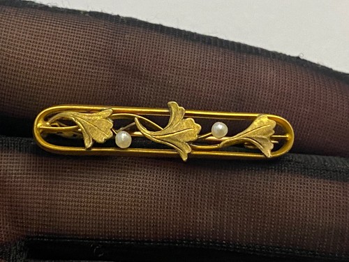 Ancienne broche fleurs - broche, en