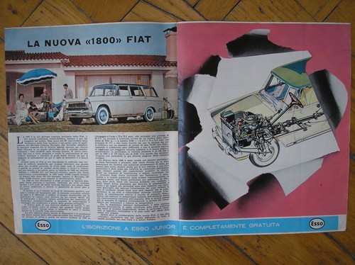 Nuova fiat 1800 esso - la,
