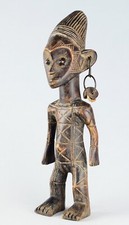 Art Africain Jolie statue décorative MANGBETU 33cm Congo  figure Art Africain