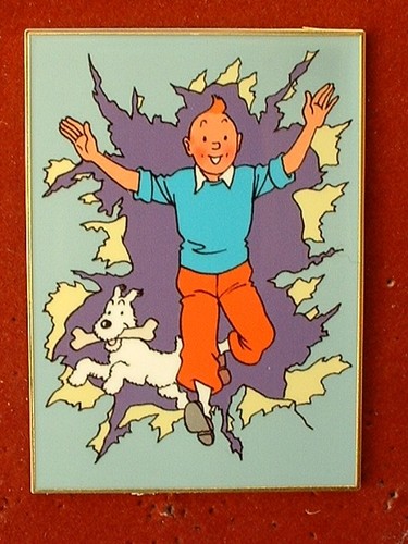 Pin tintin milou dechire - pin's, et