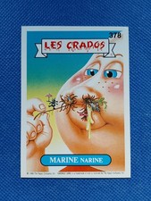 Les Crados série 2/Carte numéro 378 en très bon état/French Garbage Pail Kids.