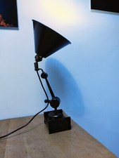 Industrial style lamp, upcycling, art ironwork, mechanical, garage.