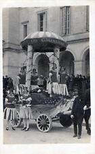 CPA 86 CARTE PHOTO CHAUVIGNY JOUR DE FETE CARNAVAL "LES MARGUERITES"