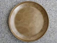 ASSIETTE  GRES BRUN  22 cm diamètre