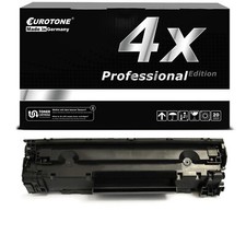 4X Eurotone PRO Toner Pour HP LaserJet 3030-AIO 1022-NW M-1005-MFP 3055