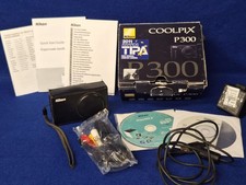 NIKON Coolpix P300 12MP Compact Digital Camera with Charger & Case & CD & Case