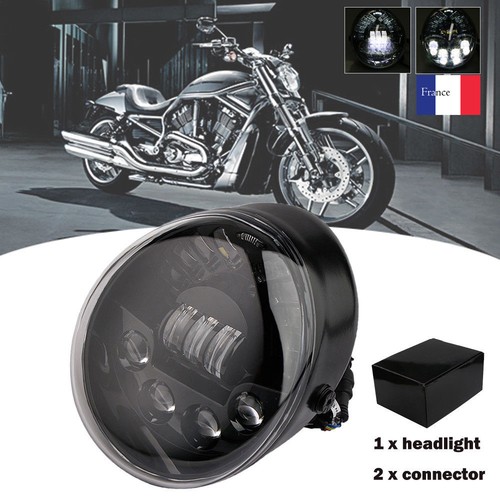 Motorcycle led ovale phare - led,