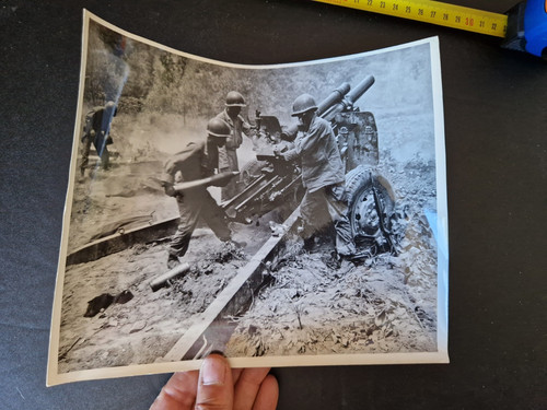 Photo originale 1950 guerre - guerre, de