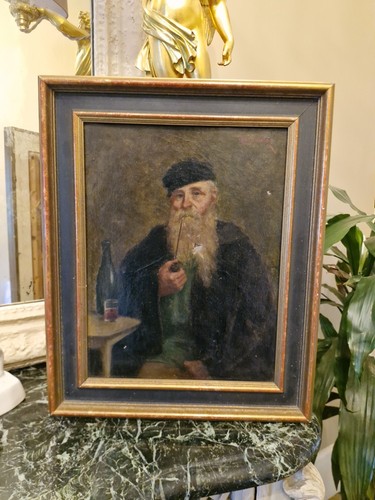 Huile sur toile portrait - toile,