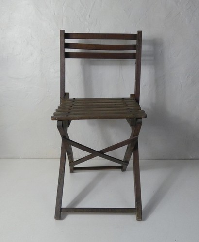 Ancienne chaise pliante - ancienne,