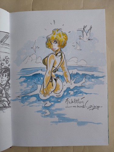 Walthéry dessin original - f,