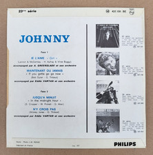 D - Johnny Hallyday ‎ Je L'aime - Trés Rare EP 45T Jat Rabats Obliques Etat NEUF
