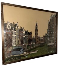 Rare! French Artis Denis Paul Noyer “Amsterdam” Lithograph, Signed And Numbered.