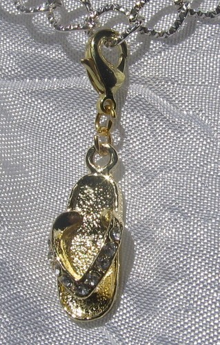Charm tong chaussure métal - 1,