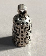 Pendentif TIKI Argent Massif