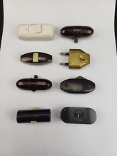 Lot x8 interrupteurs vintage restauration réparation lampe éclairage ancien