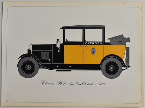 Citroën landaulet taxi - citroën,