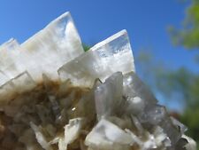 Minéraux Cristaux De Barytine Sur Matrice Barega, Sardaigne