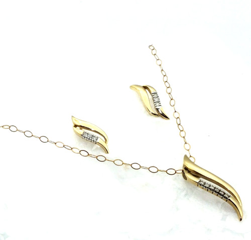 Parure collier chaîne - collier, en