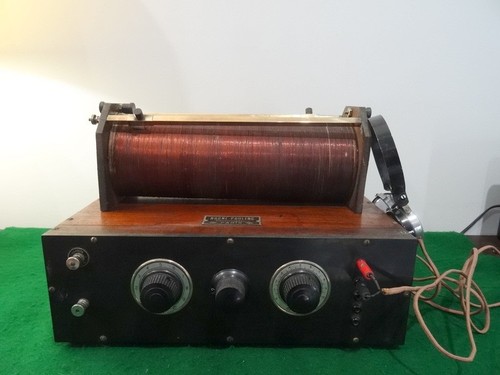 Ancien poste radio tsf bobine - ancien,