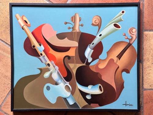 Tableau moderne surréaliste - ,
