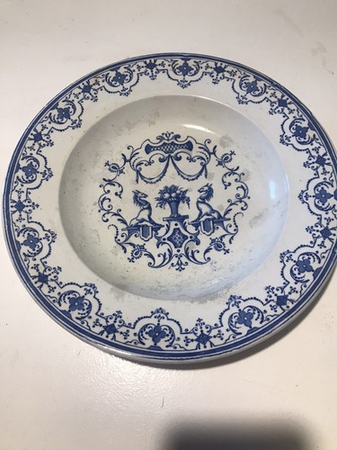 Ancienne assiette creuse jules - creuse,