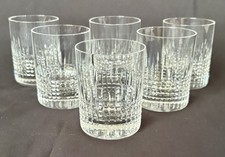 6 VERRES A WHISKY EN CRISTAL