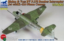 BRONCO MODELS CB7002 BLOHM & VOSS BV P.178 BOMBER INTERCEPTOR JET W MK-214 50MM
