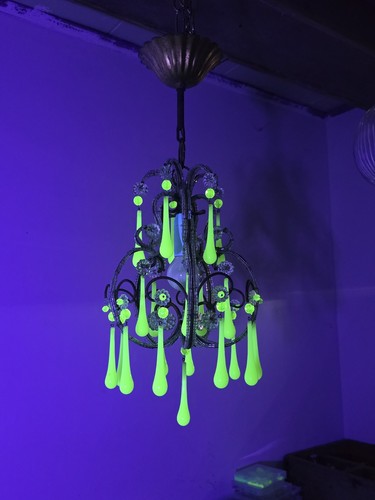 Lustre pampilles murano - lustre,