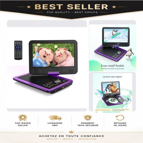 Lecteur dvd portable yoton - dvd,